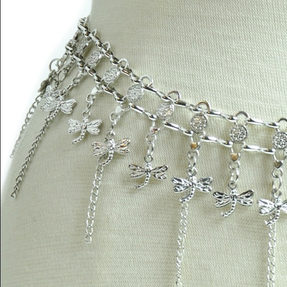 Metal Waist Chain Belt with Charms