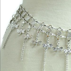 Metal Waist Chain Belt with Charms
