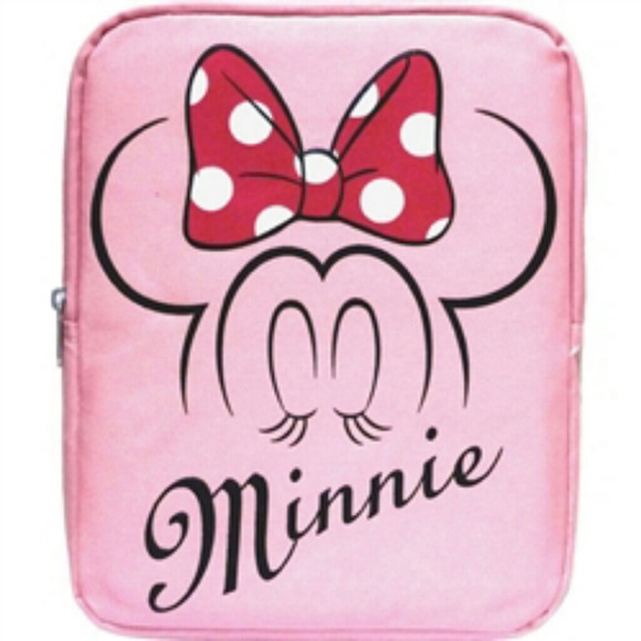 Pink Minnie Mouse Face Tablet Cover - Picture 1 of 1