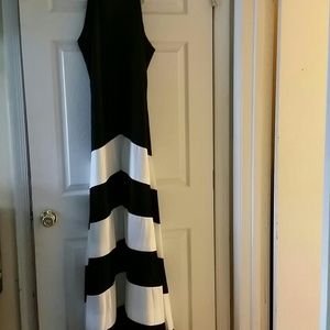 Black and white dress