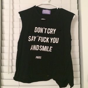 Don't cry shirt