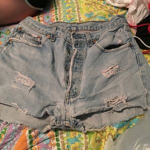 High waisted shorts