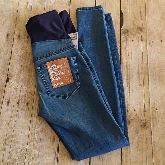 ❌SOLD❌MAMA Skinny Maternity Jeans - Picture 3 of 4