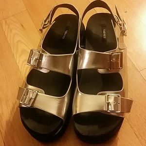 Forever 21 double strap sandal