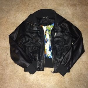 Black Leather Jacket 🔥