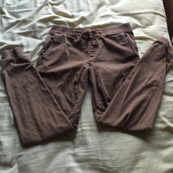 Brown joggers