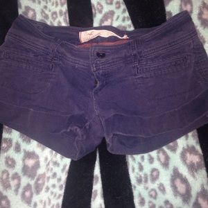 Navy blue Hollister shorts