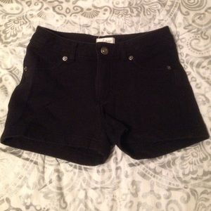 Black shorts