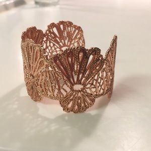 Rose Gold Geneve Lace Cuff
