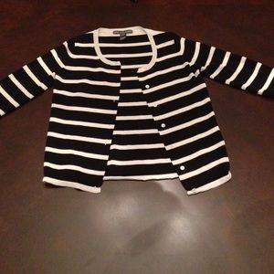 Saks striped cardigan💞