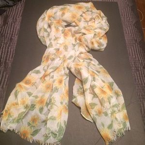 Sunflower scarf