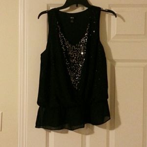 Black Sleeveless Tank