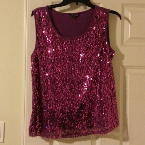 Pink Sequence Tank