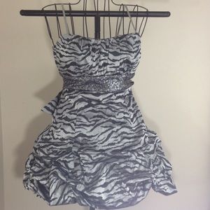Zebra Formal Dress (Never Worn)