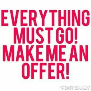 All reasonable offers will be accepted.
