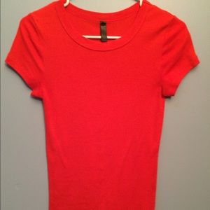 Orange/red shirt
