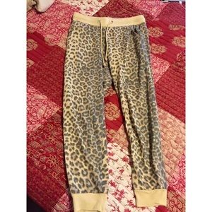 Cheetah sweat pants