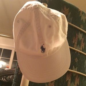 White Polo Hat NWT