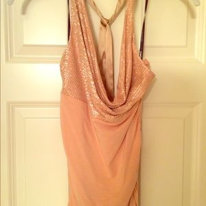 Bebe Sequined Tank Top
