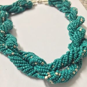 Turquoise beaded necklace