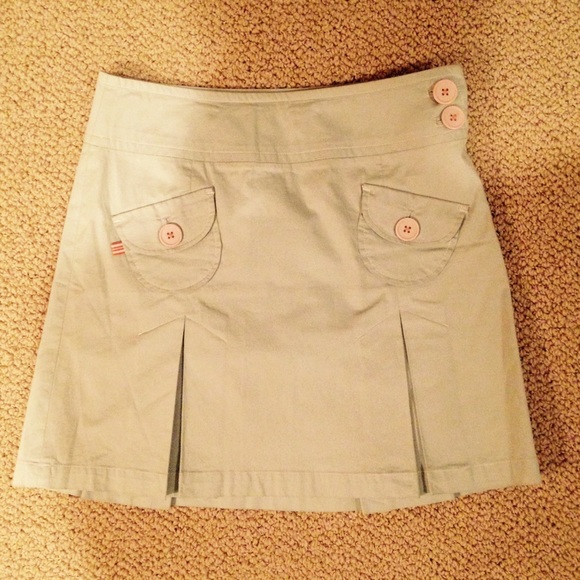 Anthropologie Sitwell Pale Blue Cotton Skirt, sz 4