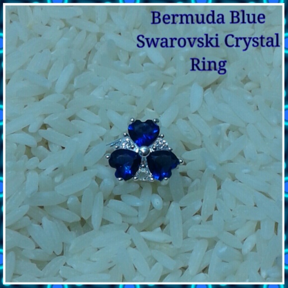 Swarovski Crystal & Sterling Silver Ring!