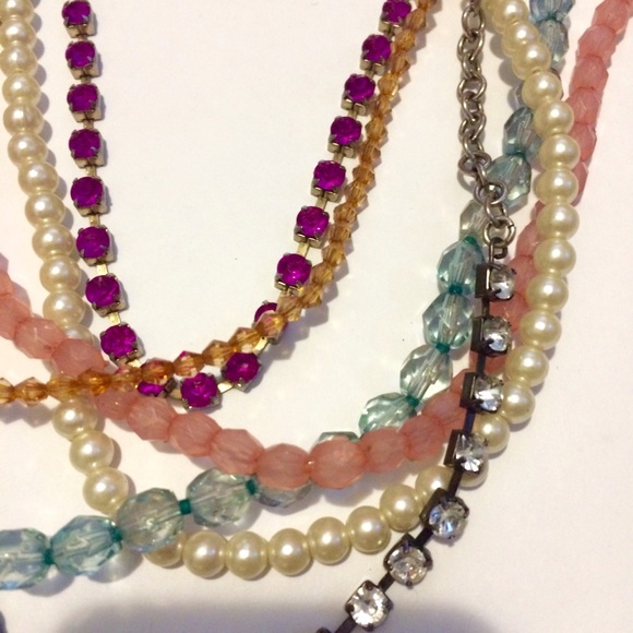 NWOT Layered Jewels Necklace