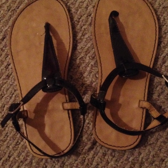 Black sandals