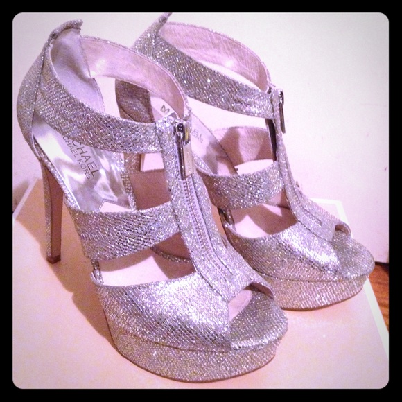 Michael Kors Silver Berkley Platform