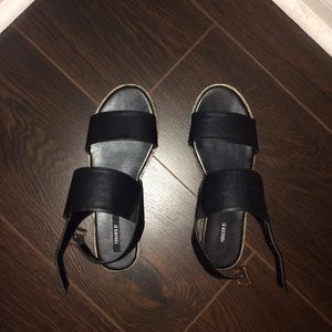 Forever 21 black slingback sandals
