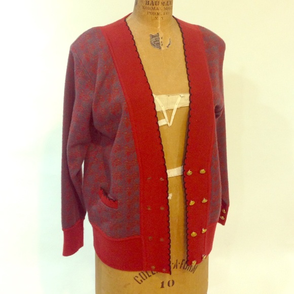 Vintage one of a kind cardigan - Picture 1 of 4