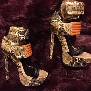 FRH Python Print 6inch heels