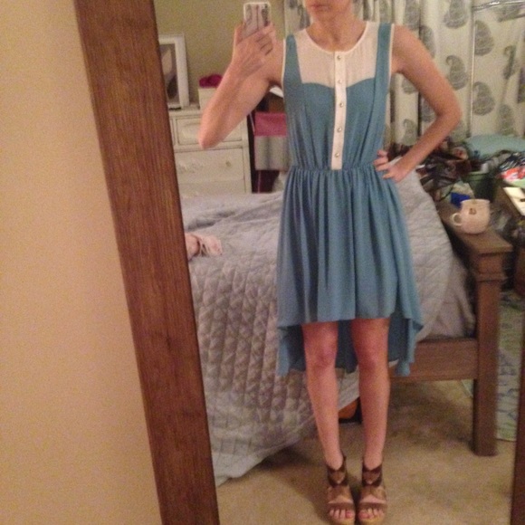Hi low Aqua Pinky Otto boutique dress XS