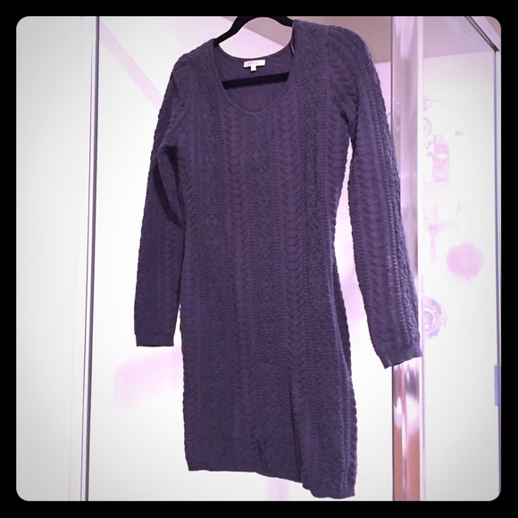 Long sleeve sweater dress by Matty M