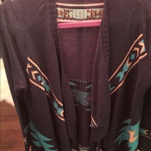 Aztec print sweater