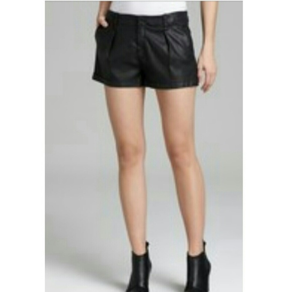 7 for all mankind pleather shorts