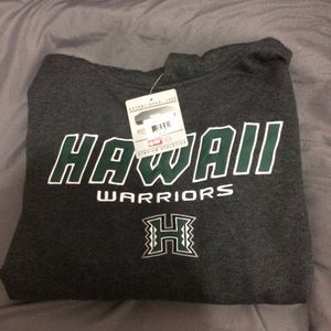 SOLD NWT HAWAII WARRIORS COLLEGE HOODIE
