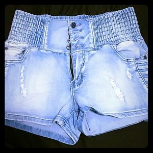SOLD High Waisted Denim shorts SOLD ON MERCARI