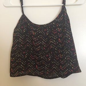 SOLD CUTE CHEVRON CROP TANK