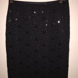 Ann Taylor loft Black Formal skirt