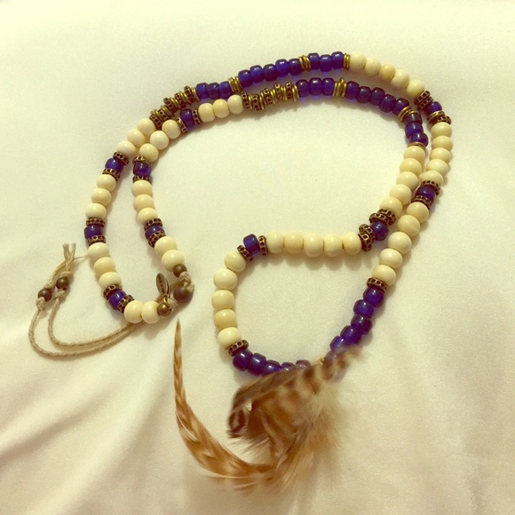 Ettika Feather pendant necklace
