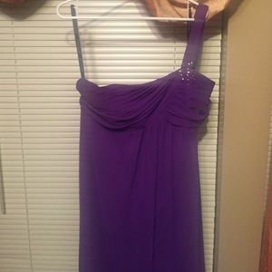 Formal Purple floor length dress