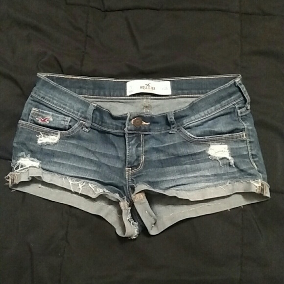Hollister Destroyed Cute Short Shorts