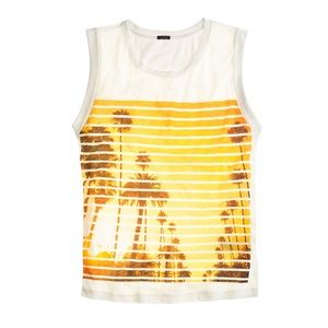 J. Crew Sunny Muscle Tee