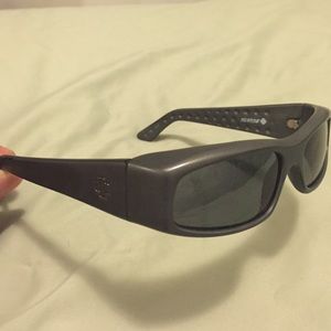 SPY Men's Logan Gray Rectangle Sunglasses