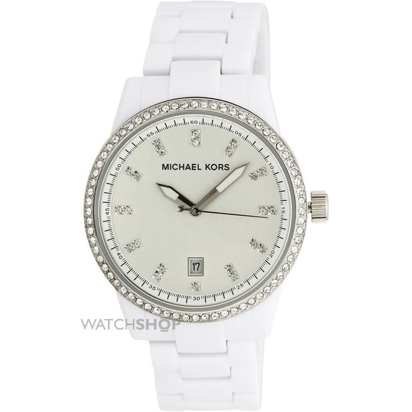 Michael Kors Jewelry - *FINAL REDUCTION* Michael Kors White Acrylic Watch