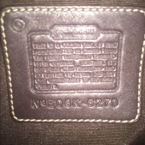 Coach shoulder bag purse