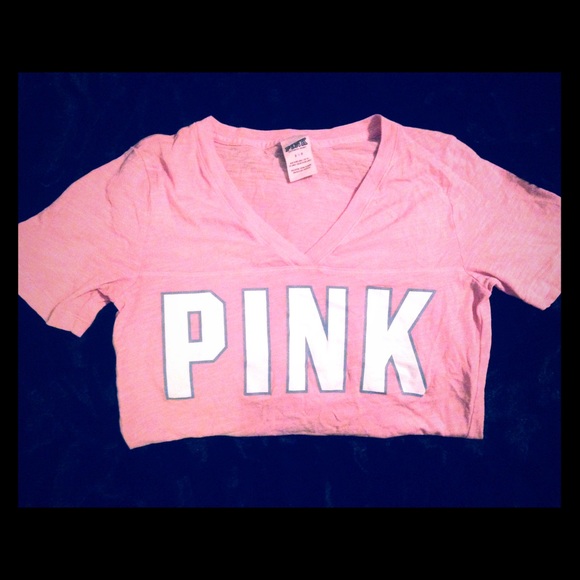 Pink v neck