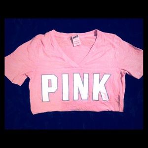 Pink v neck