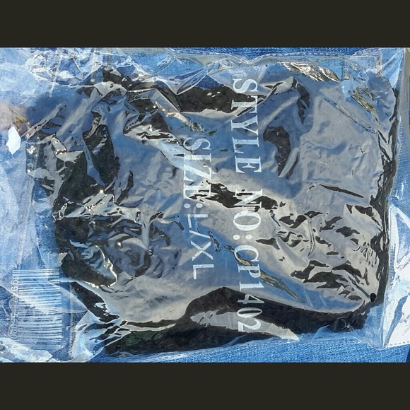 Donated NWOT Black Tiered Lace Shorts - Picture 3 of 3